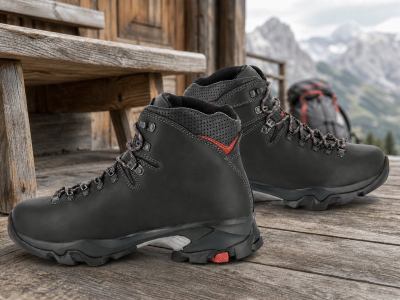 レザー登山靴の使用イメージ