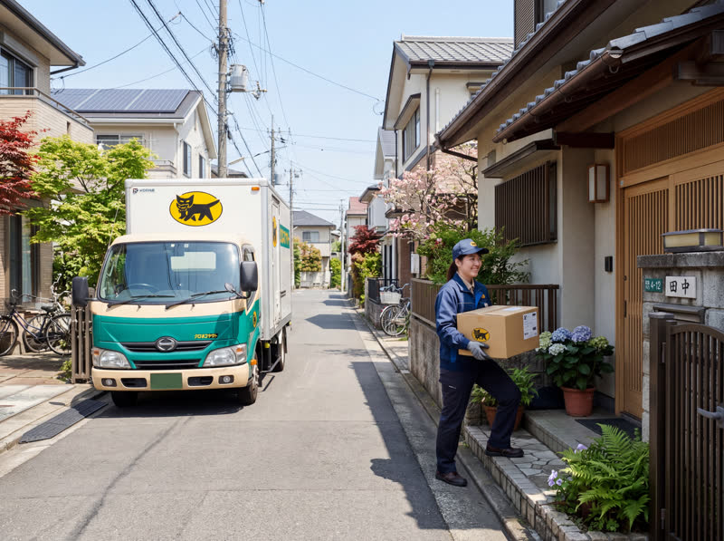 送料無料の宅配集荷のイメージ