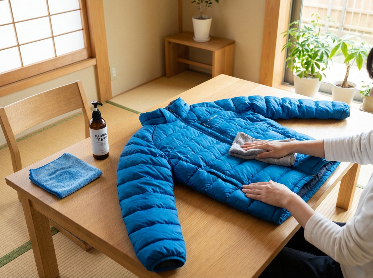 ダウンジャケットのクリーニング手入れのイメージ