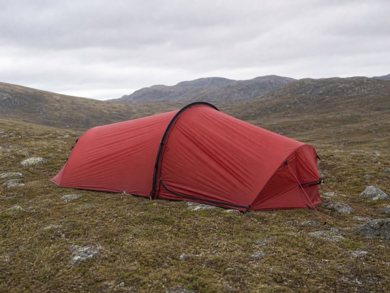 Hilleberg Aktoの設営イメージ